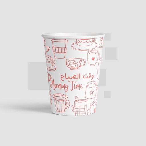 [ECO9MTR] اكواب 9اونص وقت الصباح احمر